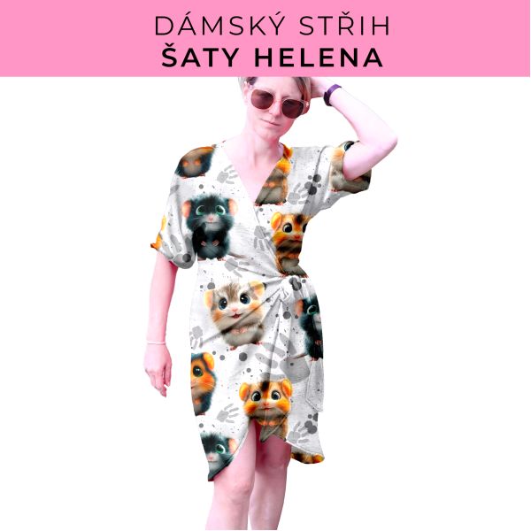 Dámský střih na šaty  Helena