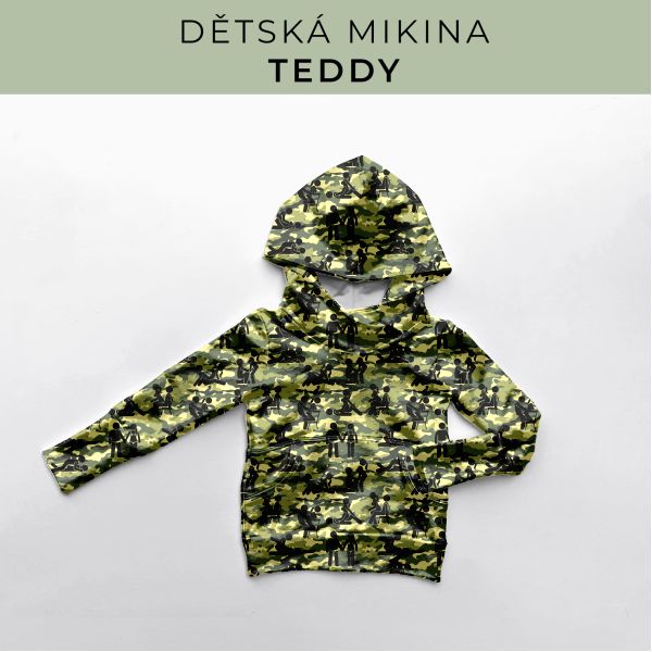 DĚTSKÝ střih - Mikina Teddy