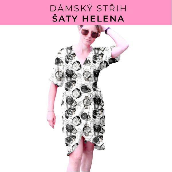 Dámský střih na šaty  Helena