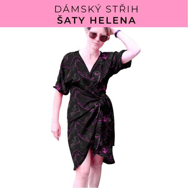 Dámský střih na šaty  Helena