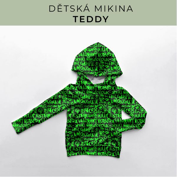 DĚTSKÝ střih - Mikina Teddy