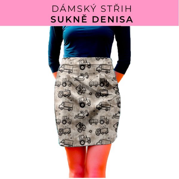 Dámský střih - Dámská sukně Denisa
