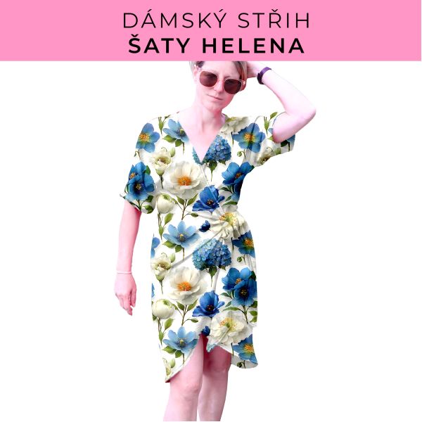 Dámský střih na šaty  Helena
