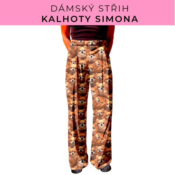 Dámský střih - kalhoty Simona