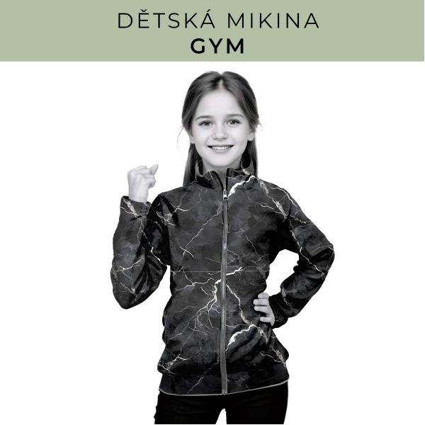 Dětská střih - mikina GYM