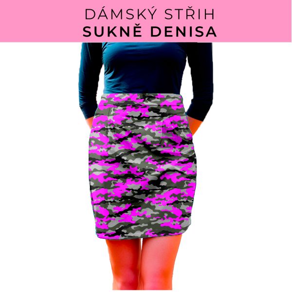 Dámský střih - Dámská sukně Denisa