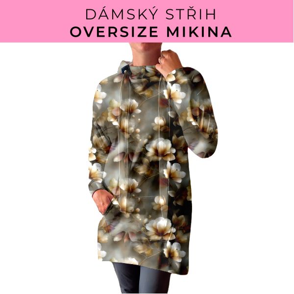 DÁMSKÝ střih - Oversize mikina