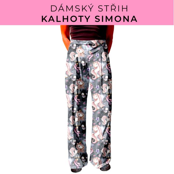 Dámský střih - kalhoty Simona