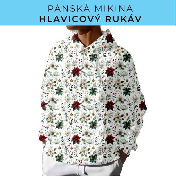 PÁNSKÝ střih - mikina s kapucí