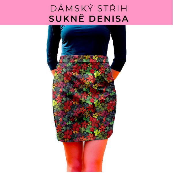 Dámský střih - Dámská sukně Denisa