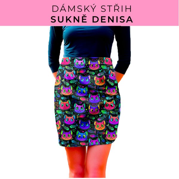 Dámský střih - Dámská sukně Denisa