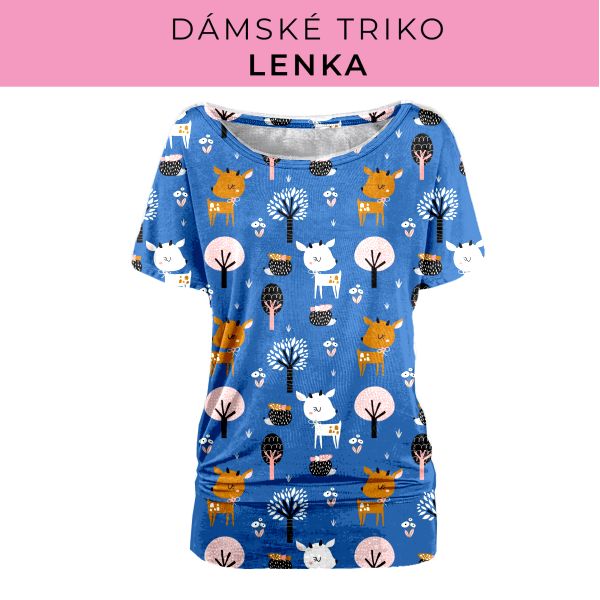 DÁMSKÝ střih - Triko Lenka