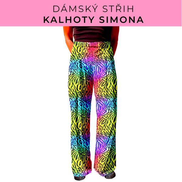Dámský střih - kalhoty Simona