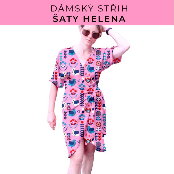 Dámský střih na šaty  Helena