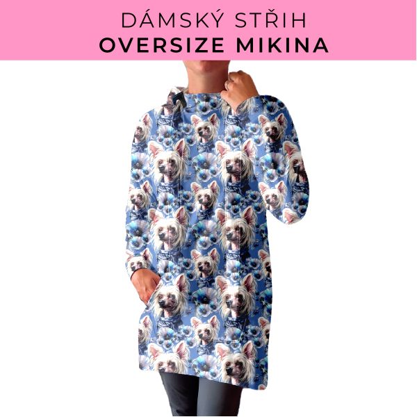 DÁMSKÝ střih - Oversize mikina