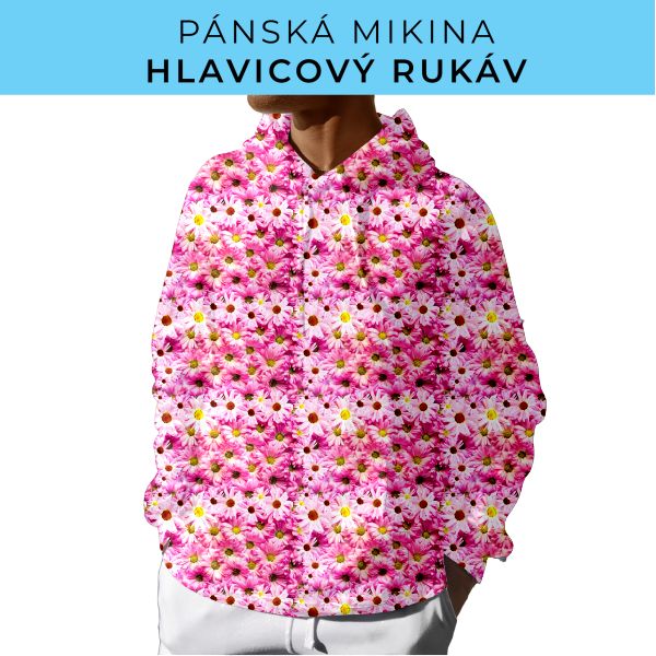PÁNSKÝ střih - mikina s kapucí