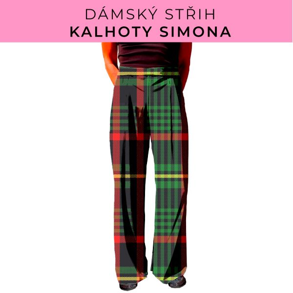 Dámský střih - kalhoty Simona