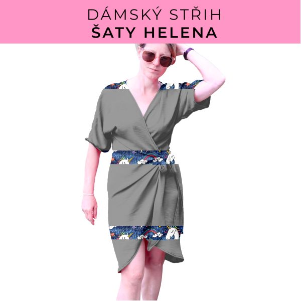 Dámský střih na šaty  Helena