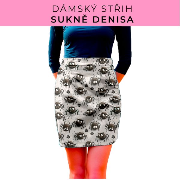 Dámský střih - Dámská sukně Denisa