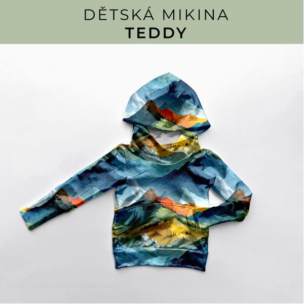 DĚTSKÝ střih - Mikina Teddy