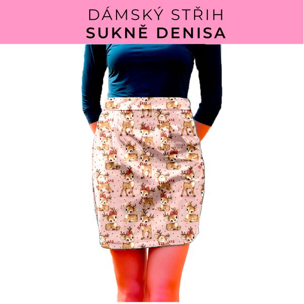Dámský střih - Dámská sukně Denisa