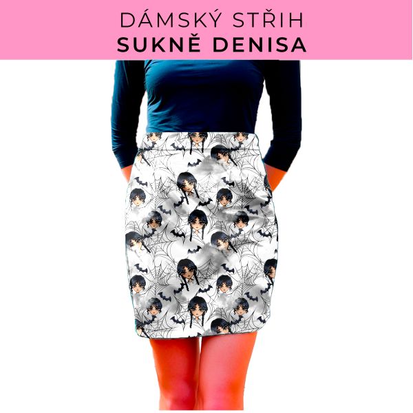 Dámský střih - Dámská sukně Denisa
