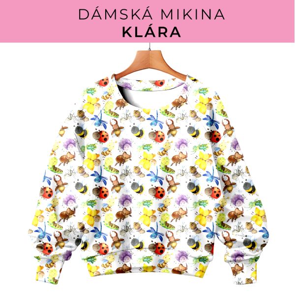 DÁMSKÝ střih - mikina Klára