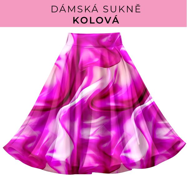 DÁMSKÝ střih - Kolová sukně