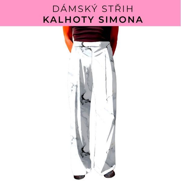 Dámský střih - kalhoty Simona