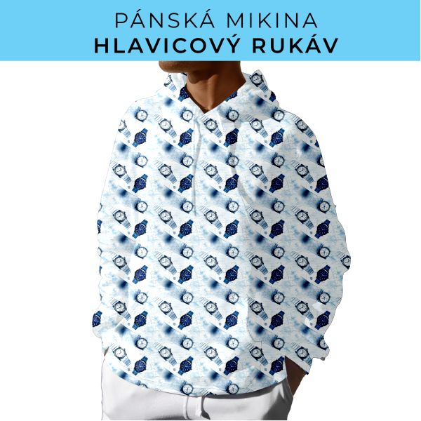PÁNSKÝ střih - mikina s kapucí