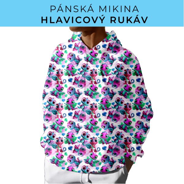 PÁNSKÝ střih - mikina s kapucí