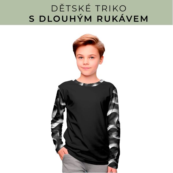 DĚTSKÝ střih - triko dlouhý rukáv