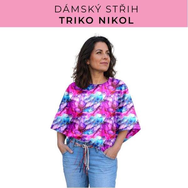 Dámský střih -  triko Nikol