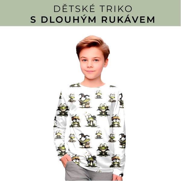 DĚTSKÝ střih - triko dlouhý rukáv