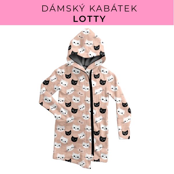 DÁMSKÝ střih - Kabátek Lotty