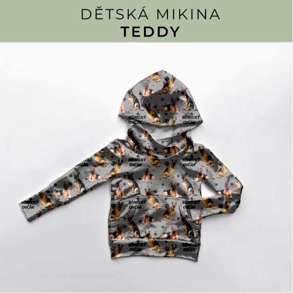 DĚTSKÝ střih - Mikina Teddy