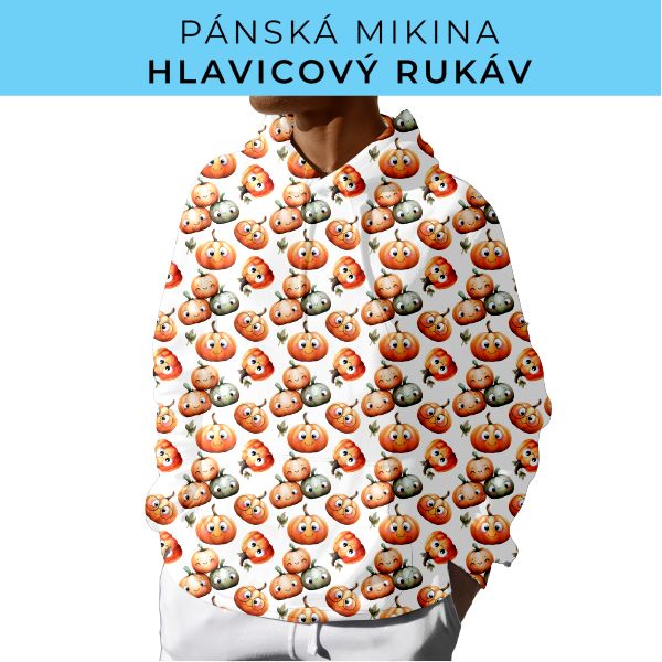 PÁNSKÝ střih - mikina s kapucí