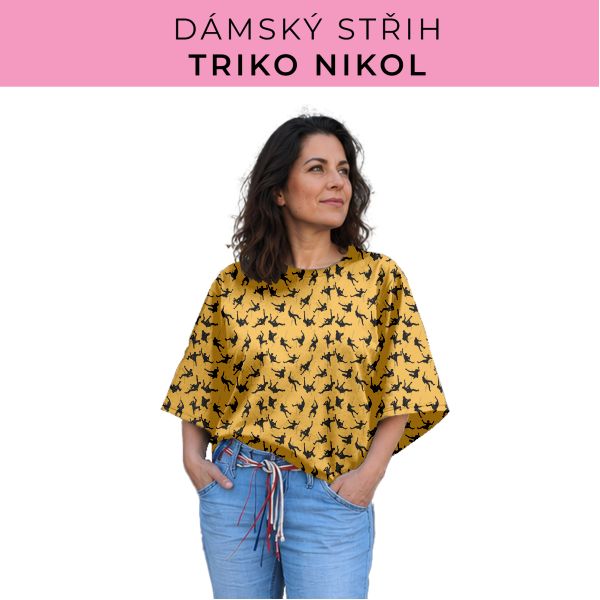 Dámský střih -  triko Nikol
