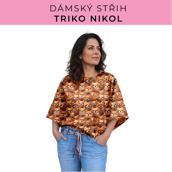 Dámský střih -  triko Nikol