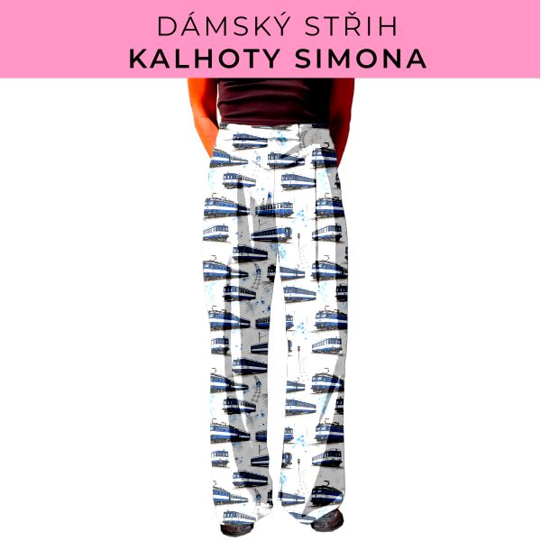 Dámský střih - kalhoty Simona
