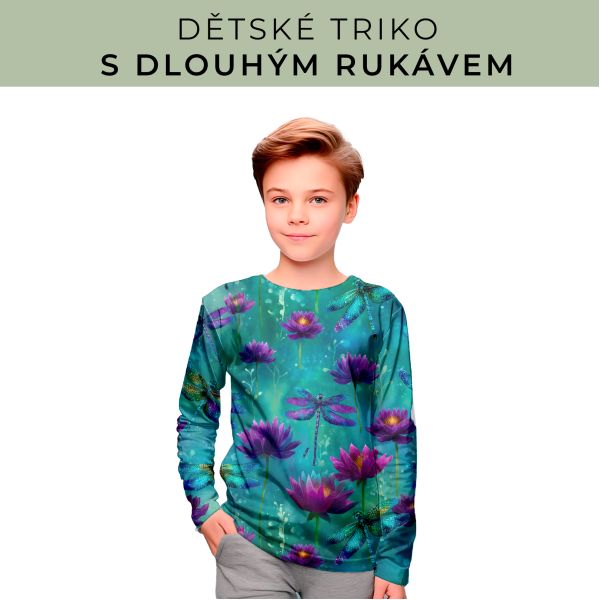DĚTSKÝ střih - triko dlouhý rukáv