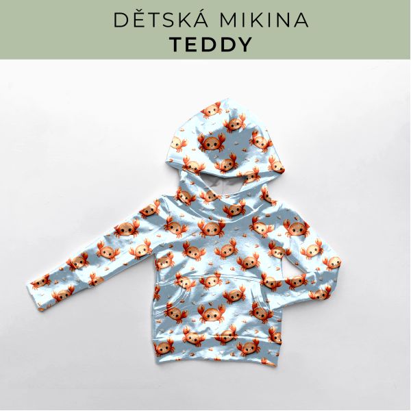 DĚTSKÝ střih - Mikina Teddy