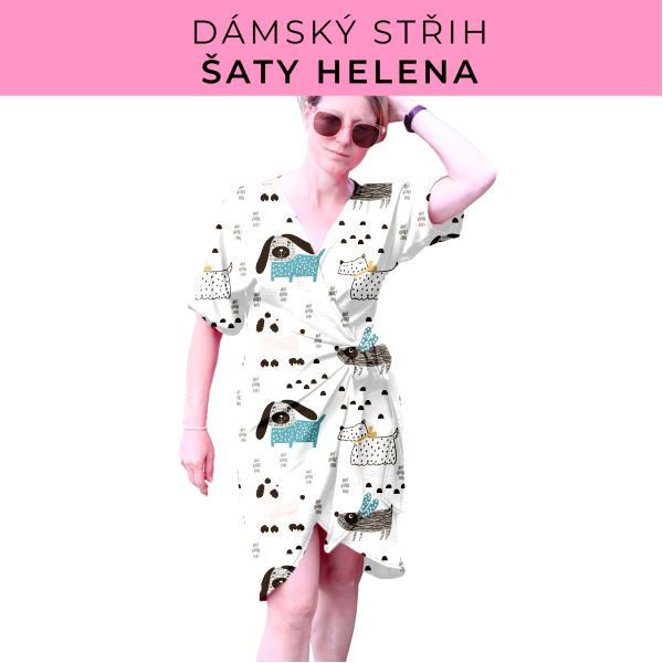 Dámský střih na šaty  Helena