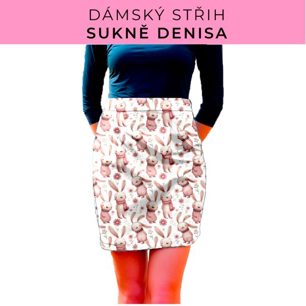 Dámský střih - Dámská sukně Denisa