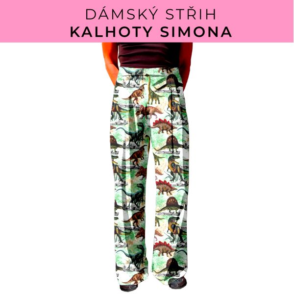 Dámský střih - kalhoty Simona