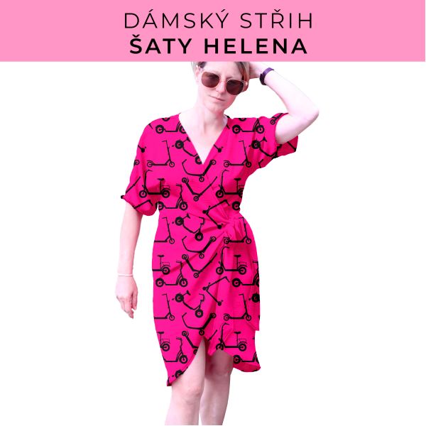Dámský střih na šaty  Helena