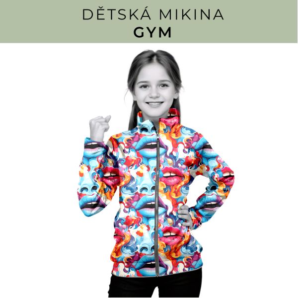 Dětská střih - mikina GYM