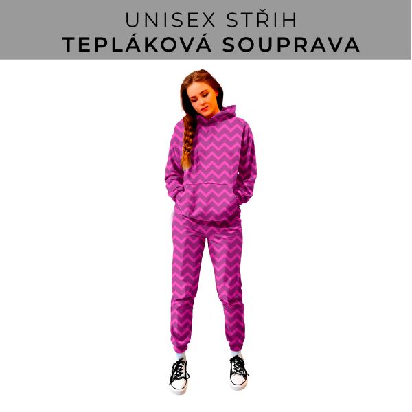 DÁMSKÝ střih - SET mikina a tepláky 
