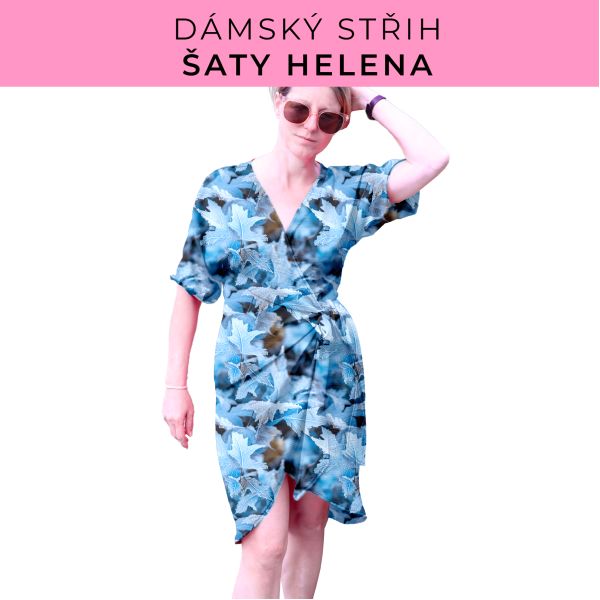 Dámský střih na šaty  Helena