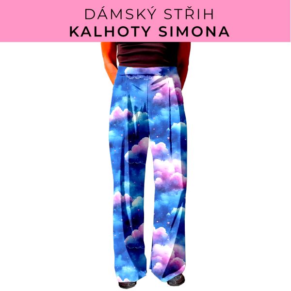 Dámský střih - kalhoty Simona